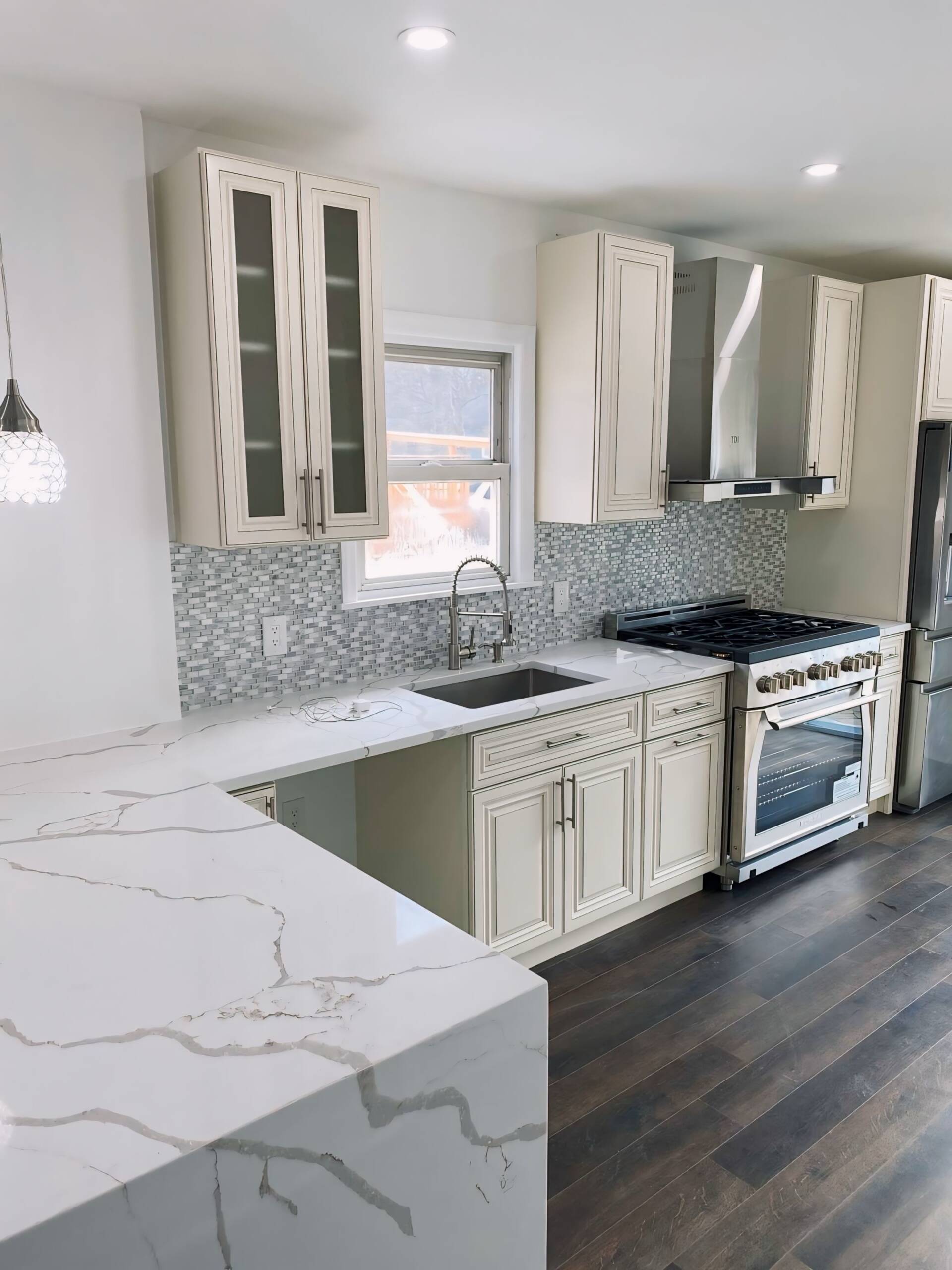 Decorative Transitional Kitchen Remodel by Concepcion construct project photo